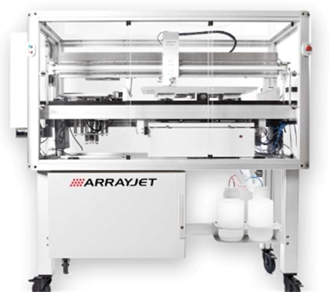 Arrayjet Marathon Argus with fitted Iris Optical QC System