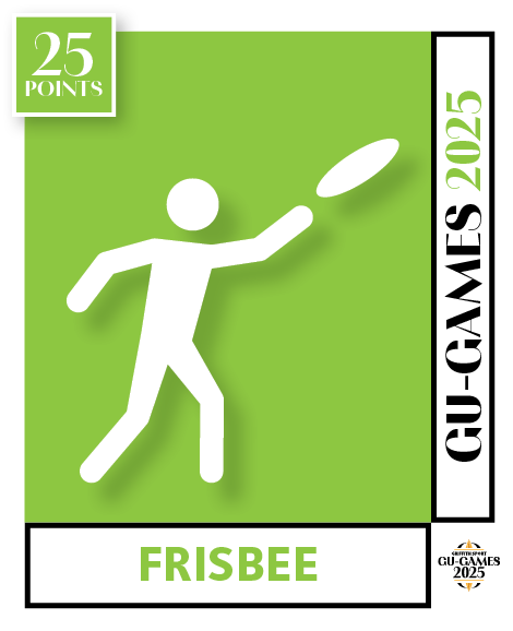 GU Games Frisbee - Front