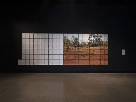 ‘Alana Hunt: Surveilling a Crime Scene (and other examinations) installation view, Griffith University Art Museum, Brisbane. May 2025. Photo: Carl Warner