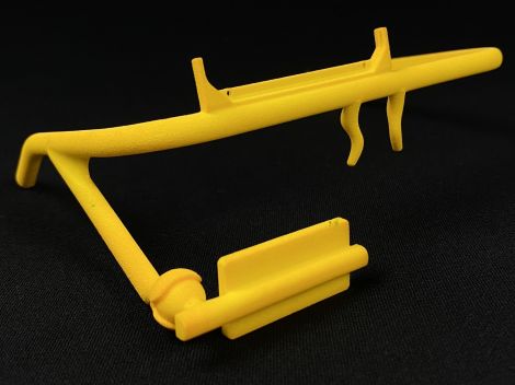 Ashley Llambias, Yellow frame, 2020, SLS 3D print