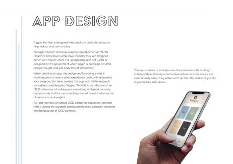 Jasmine Campbell, Trigger, Me Not! App Design I, 2020
