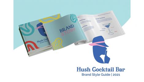 Hush Cocktail Bar - Brand Guide, 2021