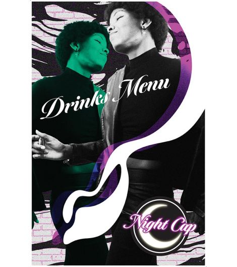 Anja Pretorius, Night Cap Menu Front Page, 2021