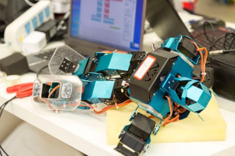 Robot on desk