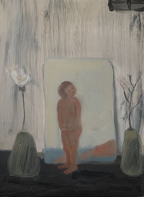 Xiaoqi Wu, From now on III, 2019, Oil painting, 30 x 45 cm