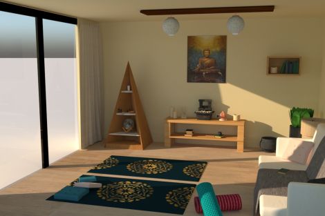 Sophie Anderson, Meditation Room, 2020