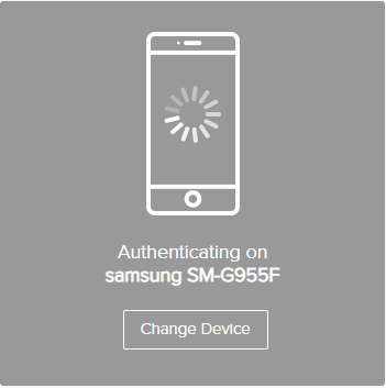 Authentication prompt android