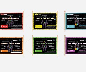 Brighton Olympic Games 2077 - Six slogan posters