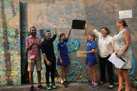 Dutton Park Mural officially opened
