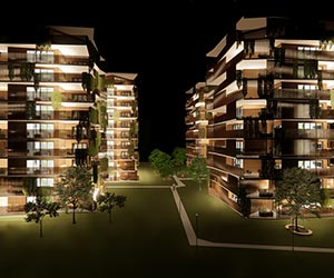 Olympic Village Skyrise Building - Eco Village