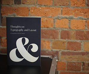Publication Design - Thoughts on Typography