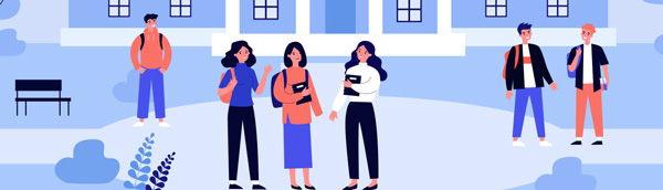 Drawing of students