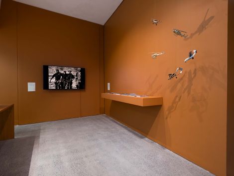 'Tim Page: The very edge of the brightest light', installation view, Griffith University Art Museum, 2026. Photo: Carl Warner