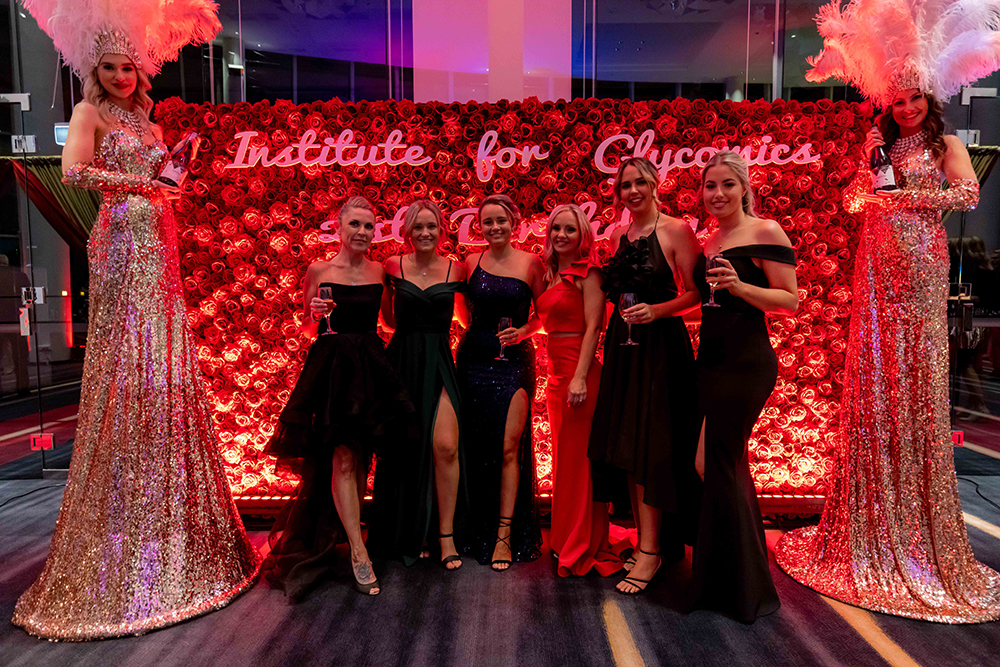 A group of ladies at the Glycomics Ball