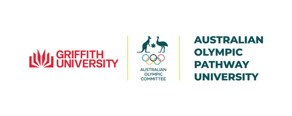 Australian Olympic Committee and Griffith University logos