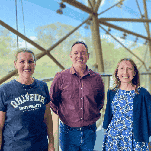 Pam Ryley, Katherine McConnell, Troy Harris