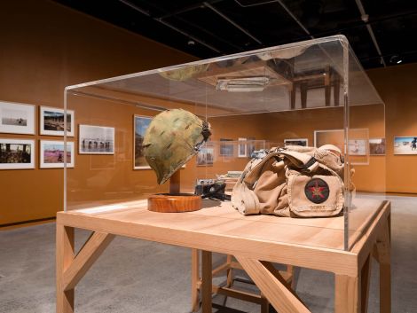 'Tim Page: The very edge of the brightest light', installation view, Griffith University Art Museum, 2026. Photo: Carl Warner
