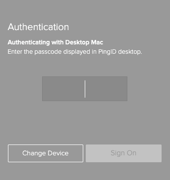 Desktop authentication