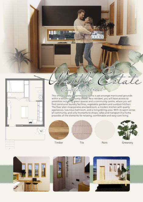 Cyanne Tomassini, Wattle Estate - Couples Retreat, 2020