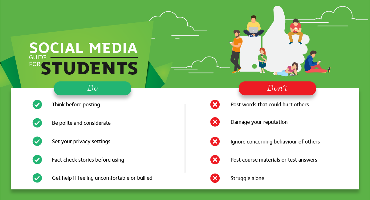 Social media tips for students