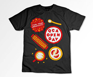 QCA Open Day t-shirt concept