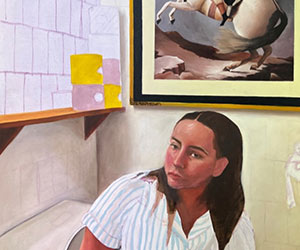 Woman Seated at her Toilet