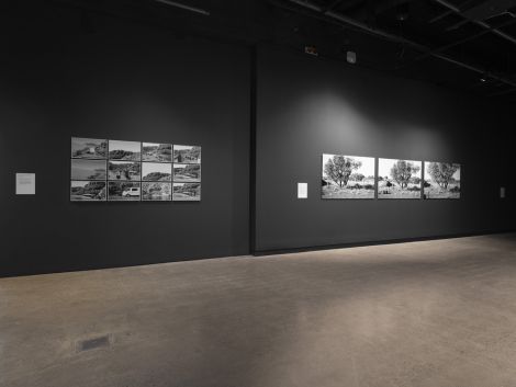 ‘Alana Hunt: Surveilling a Crime Scene (and other examinations) installation view, Griffith University Art Museum, Brisbane. May 2025. Photo: Carl Warner