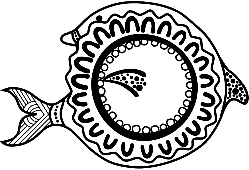 Indigenous Dolphin Artwork