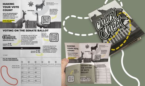 Christopher Bambury, Cheat Sheet, 2020, 2-sided Colour Printed Pamphlet, 210x297mm