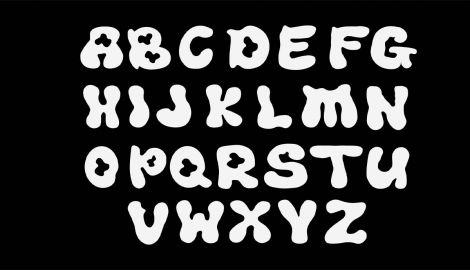 Isabella Whyte, Moo'd Decorative Typeface, 2020