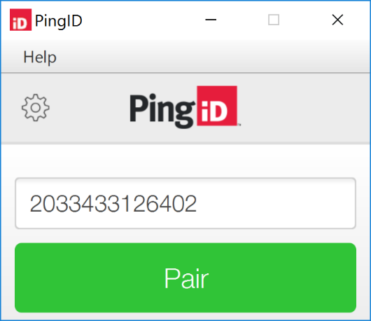 Copy and paste pairing key