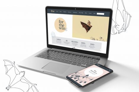 Glenda Grace R. Lapid, For the Wing (Website), 2020, Digital mock-up, Software used, Adobe Illustrator, Adobe Photoshop, and Adobe XD, 1920 pixels width x variable height (desktop), 360 pixels width x variable height (mobile)