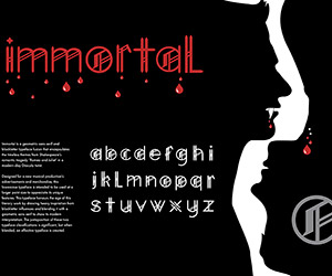Immortal Typeface