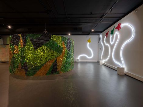 Image: 'JP Willis: Love is in the air', installation view, June 2026, Webb Gallery, Queensland College of Art & Design. Courtesy of the artist. Photo: Carl Warner