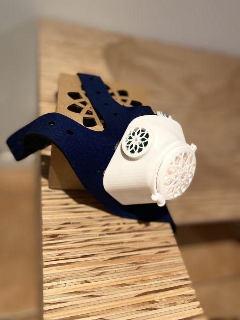 Evan Jurd, Covid mask for doctors intubating patients, 2020