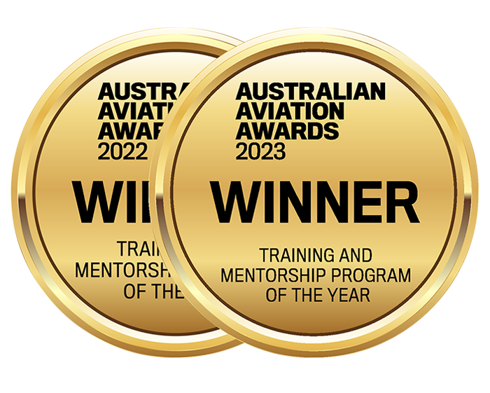 Winner Australian Aviation Awards logo