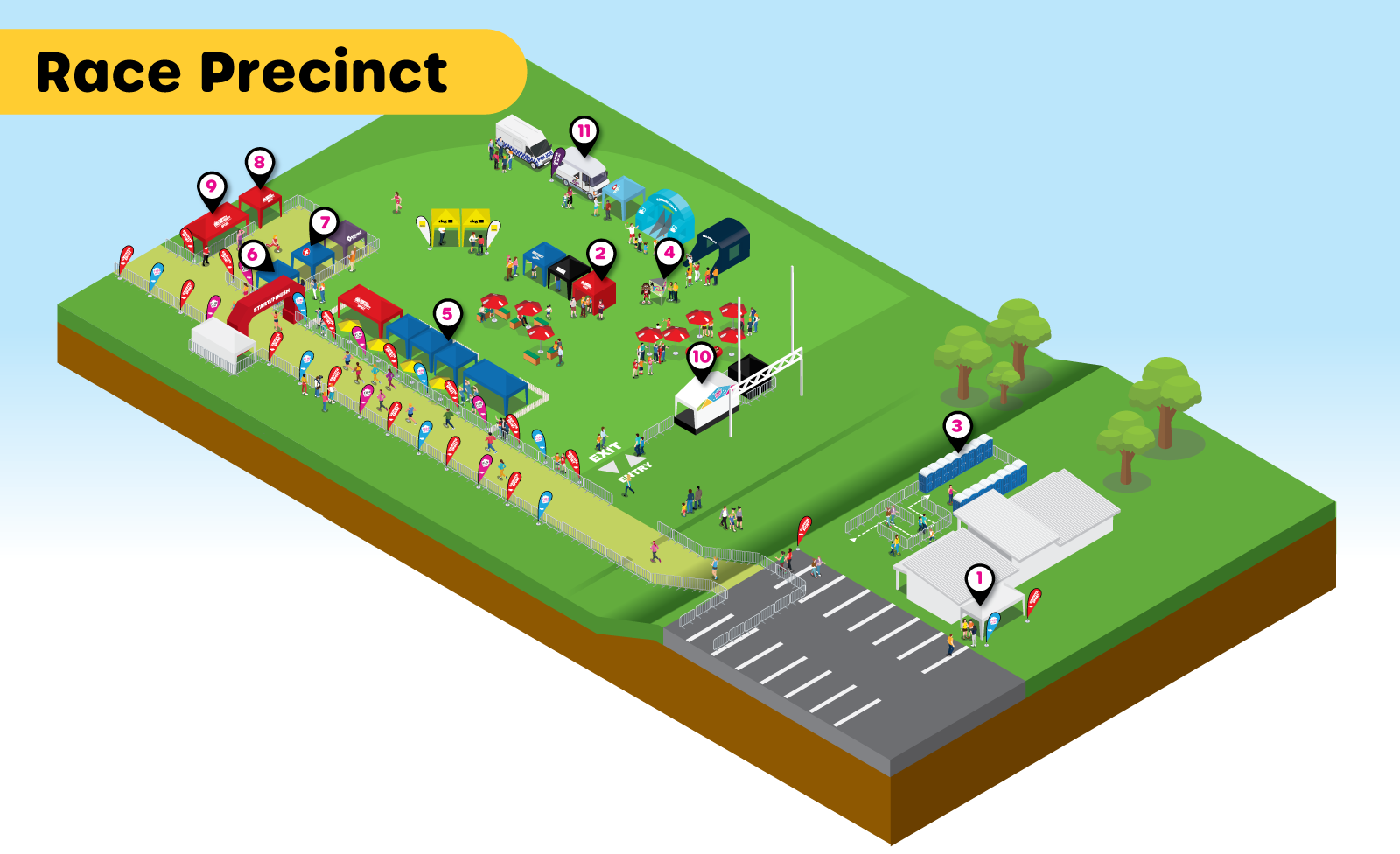 Logan Fun Run Race Precinct
