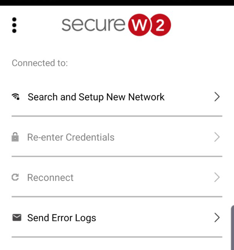 Search and Setup new network