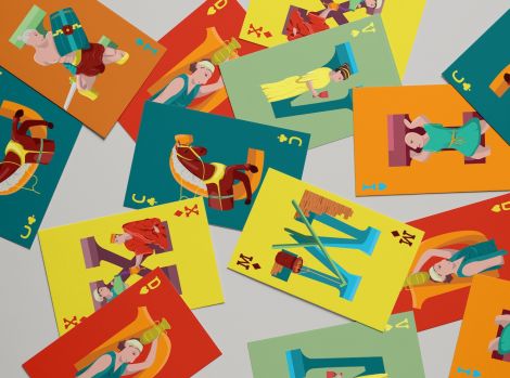 Madison Read, Roman Numeral Counting Cards, 2020