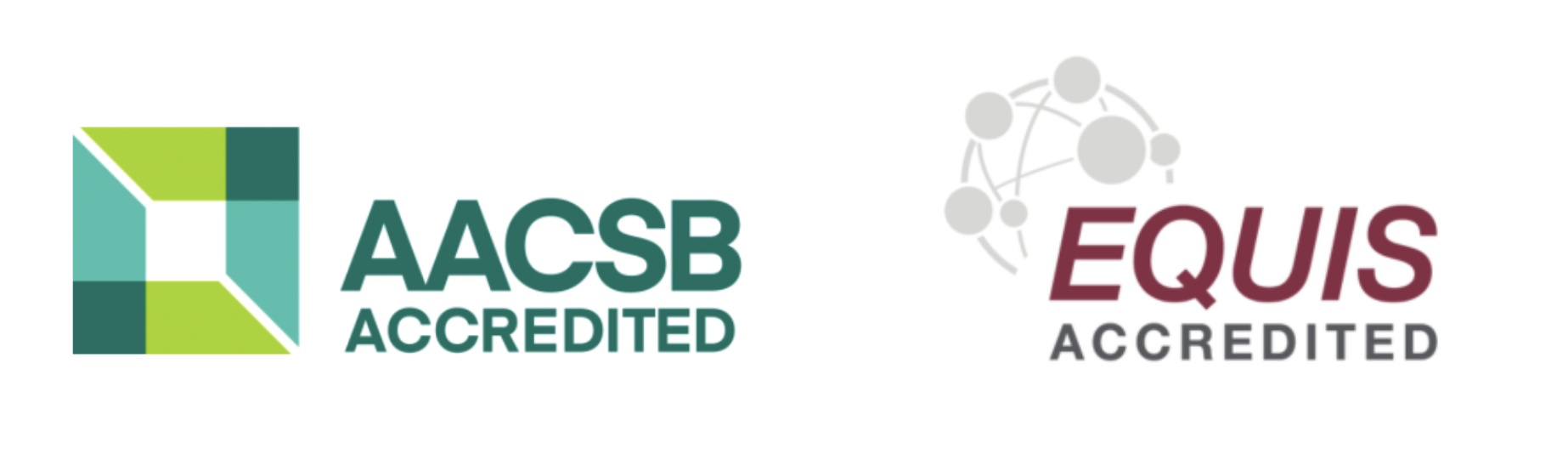 AACSB and EQUIS logos