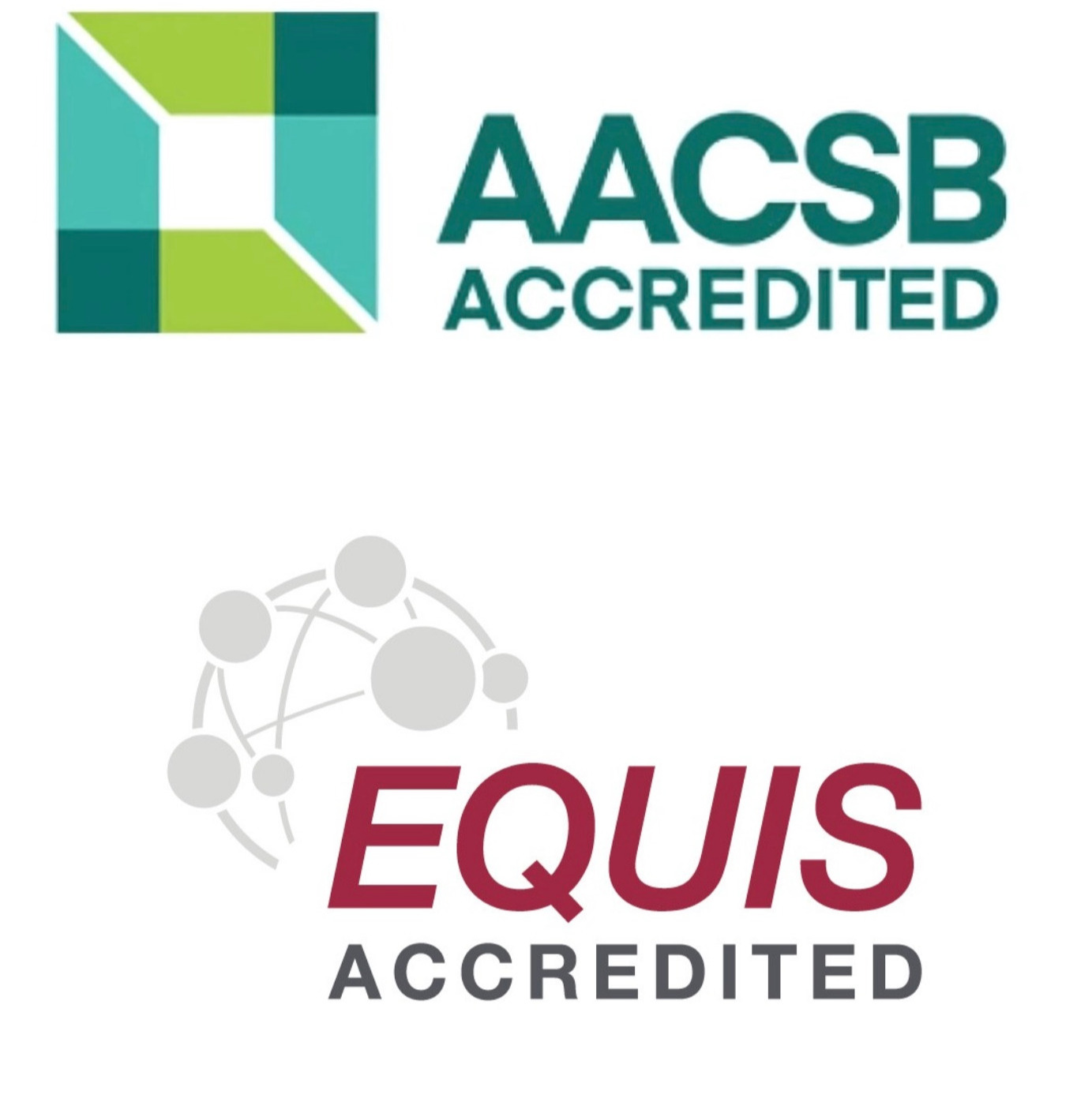 AACSB and EQUIS logos