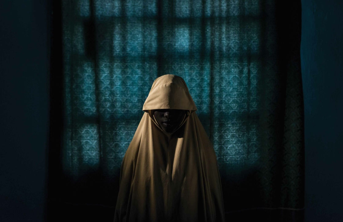 Aisha, age 14, Adam Ferguson, for The New York Times.