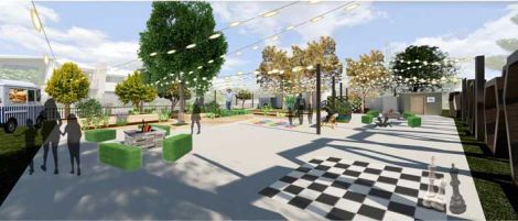 Kira Keam, <em>Community Garden and Youth Emergency Shelters</em>, 2021