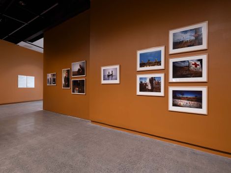 'Tim Page: The very edge of the brightest light', installation view, Griffith University Art Museum, 2026. Photo: Carl Warner