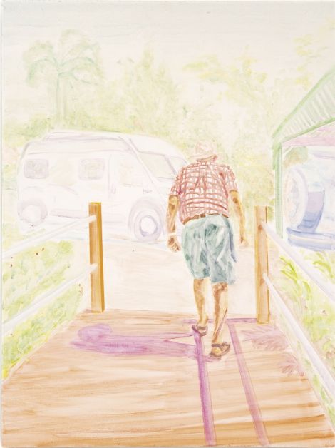 Sean Crookes, “Fading Dreams”, 2019-2020, Oil on board, 60.9 x 45.7 cm