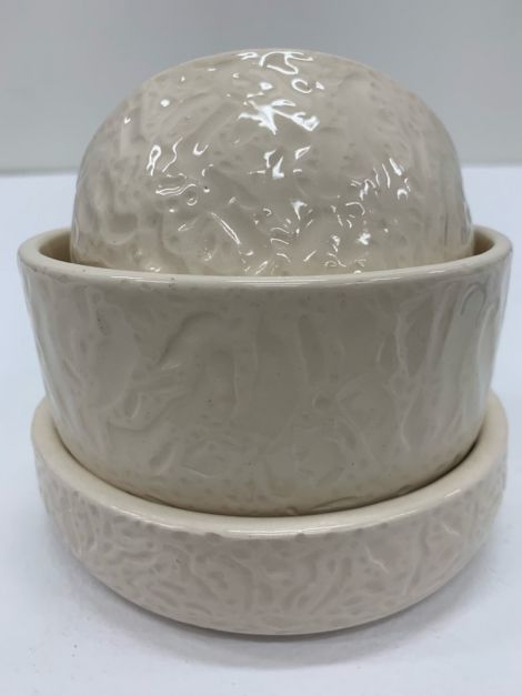 Macarlya Waters, Scratching at the surface, 3 x Carved Bowls, Bisque 1050 - Glaze 1200, Walkers Stoneware 10 - Carved external side of the bowl with ceramic etching tool, Cesco Mid-fire Clear Glaze