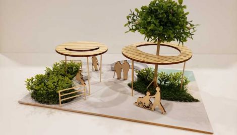 Hayes Chan, The Moon, Community Open Space, 2021