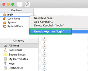 Unlock Keychain