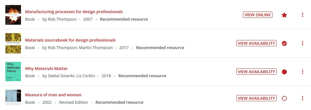 Reading intentions selected Reading intentions selected