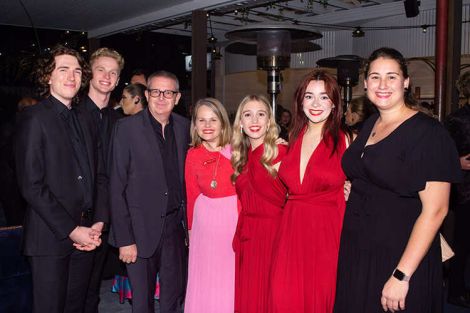 Bridget French and students from Queensland Conservatorium Musical theatre